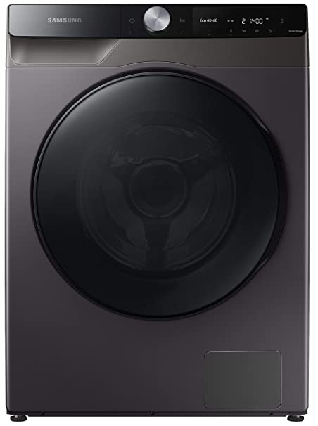 Samsung 8.0 kg / 6.0 kg Wi-Fi Enabled Inverter Fully-Automatic Washer Dryer (WD80T604DBX/TL, Inox, AI Control)