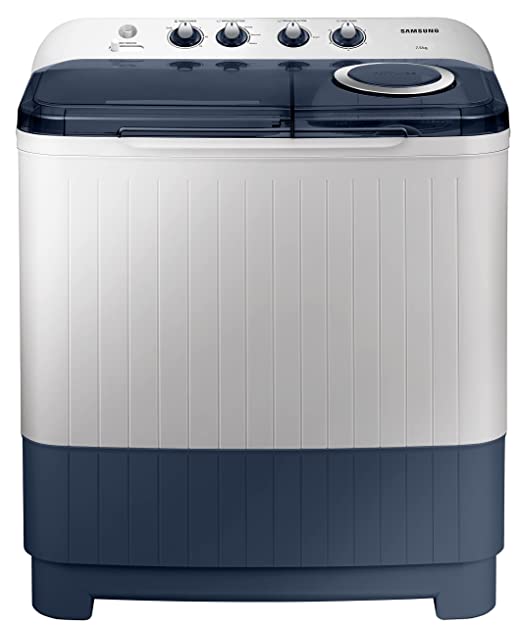 Samsung 7.5 kg Semi-Automatic Top Loading Washing Machine (WT75M3200LL/TL, Light Grey, Air turbo drying)