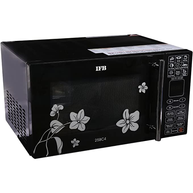 IFB 25 L Convection Microwave Oven (25BC4, Black, Floral Design)