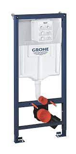 Grohe PVC White Wall Mounted Concealed Cistern full frame