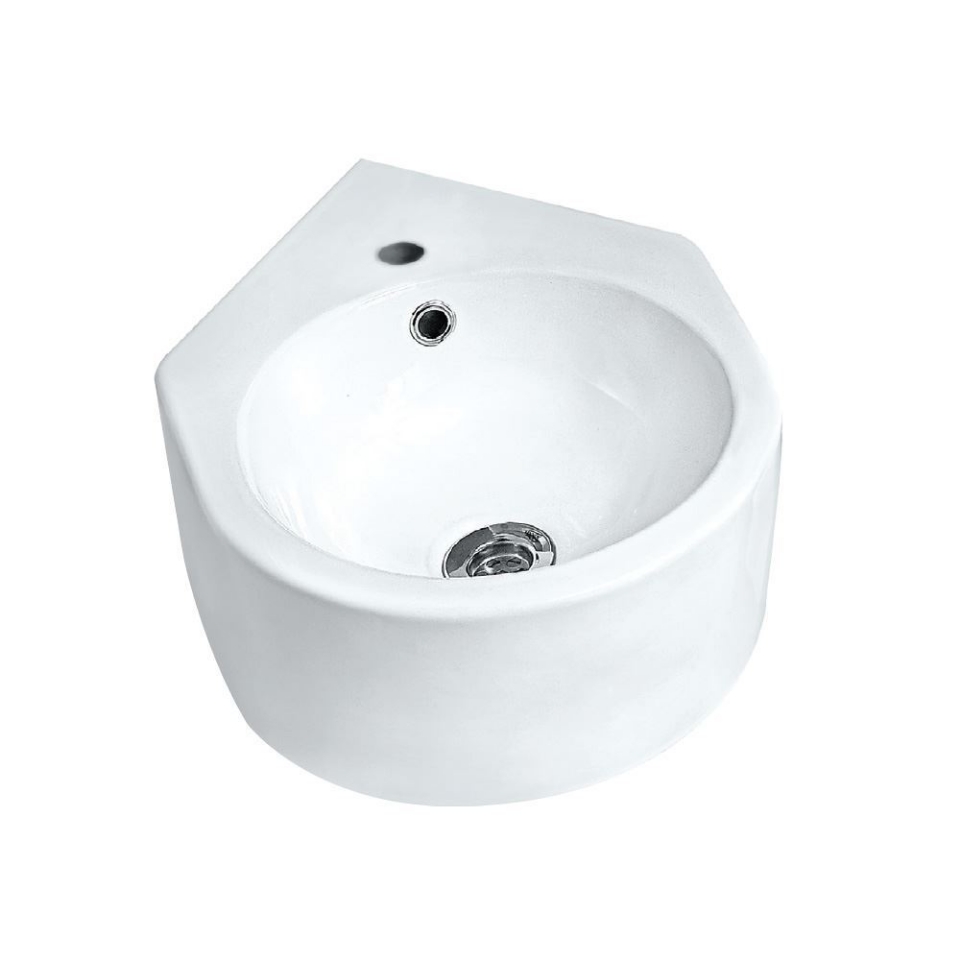 Jaquar Wall Hung Corner Basin JDS-WHT-25841