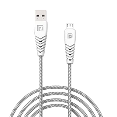 Portronics Nylon Braided Fast Charging And Data Sync 3.0 Amp Konnect B Micro Usb Cables