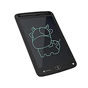 Portronics Ruffpad 8.5E Re-Writable LCD Writing Pad with Screen 21.5cm (8.5-inch) for Drawing, Playing, Handwriting (Black)POR 1383
