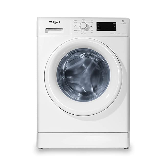 Whirlpool 8 kg Inverter Fully Automatic Front Load Washing Machine (Fresh Care 8212, White)