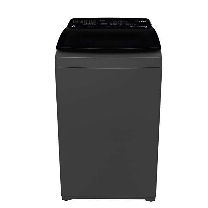 Whirlpool 7.5 Kg 5 Star Fully-Automatic Top Loading Washing Machine with In-Built Heater (‎SW PRO H 7.5 SHINY GREY (EC)10YMW)