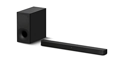 Sony  2.1ch soundbar with Powerful Wireless subwoofer, S-Force PRO Front Surround Sound and Dolby Digital (HT-S400)