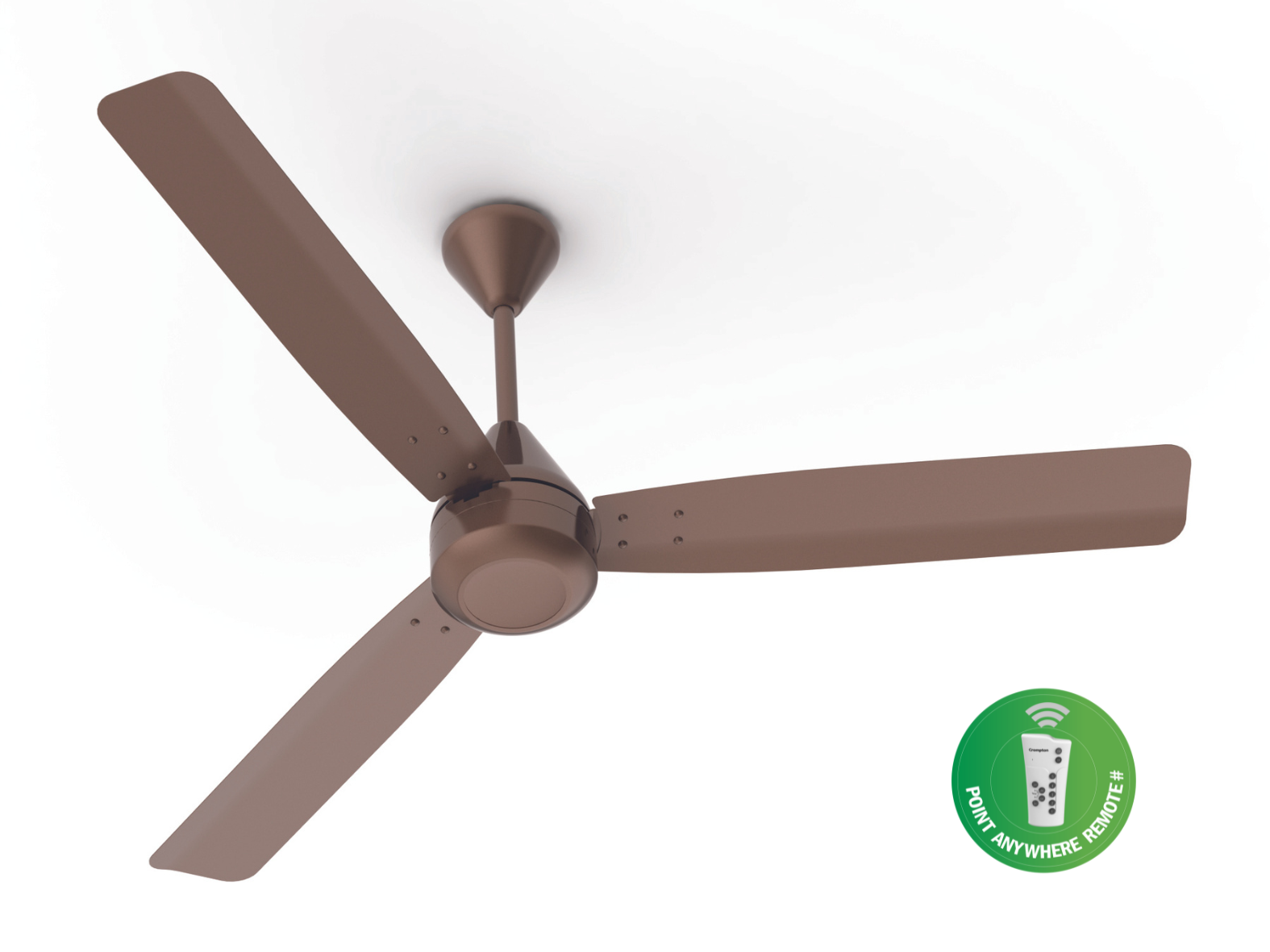 Crompton Energion Cromair 1200mm (48 inch) High Speed 5S 28W Energy Efficient BLDC Ceiling Fan with Remote