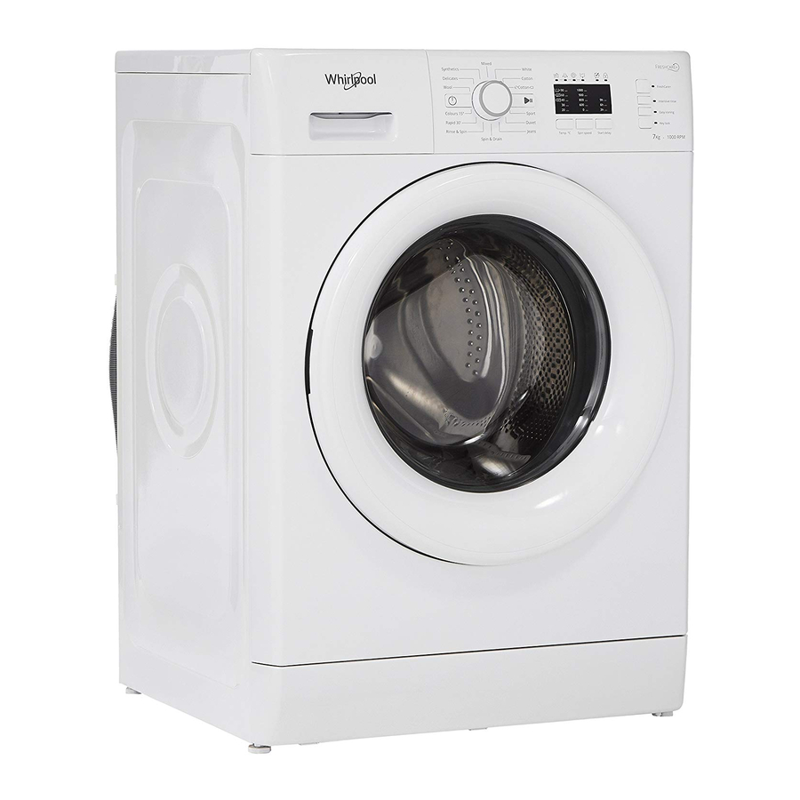 Whirlpool 7 kg Inverter Fully Automatic Front Load Washing Machine (Fresh Care 7010 (I), White, Inbuilt Heater)