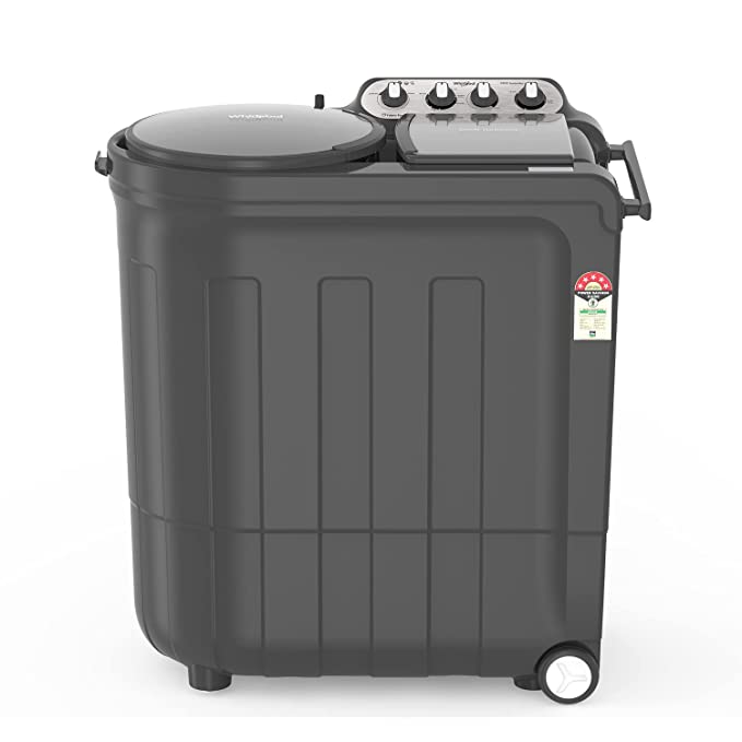 Whirlpool 8 Kg 5 Star Semi-Automatic Top Loading Washing Machine (ACE 8.0 TRB DRY GREY DAZZLE (5YR)-N)