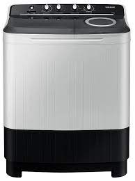 Samsung 8.5 kg 5 Star Semi-Automatic Top Loading Washing Machine (WT85B4200GG/TL, Light Grey, Air turbo drying)