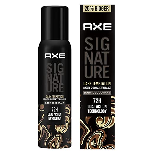 AXE pack of 2 Signature Dark Deodarant body spray  122ml Each