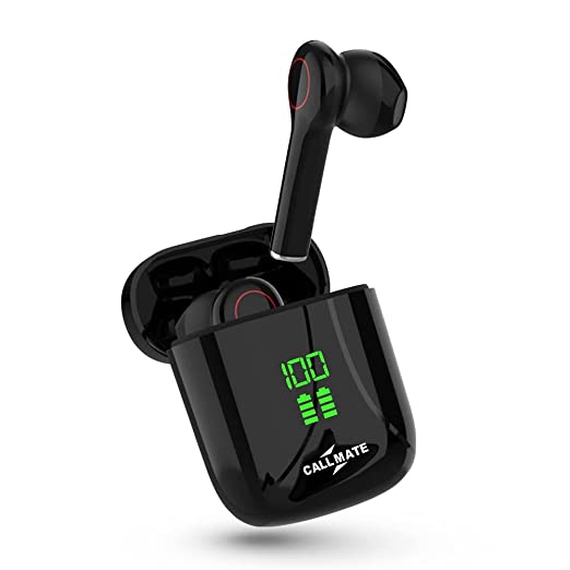 CALL MATE YSP Wireless Ear pods,IPX7 Waterproof Wireless Earphones Touch Control, Bluetooth