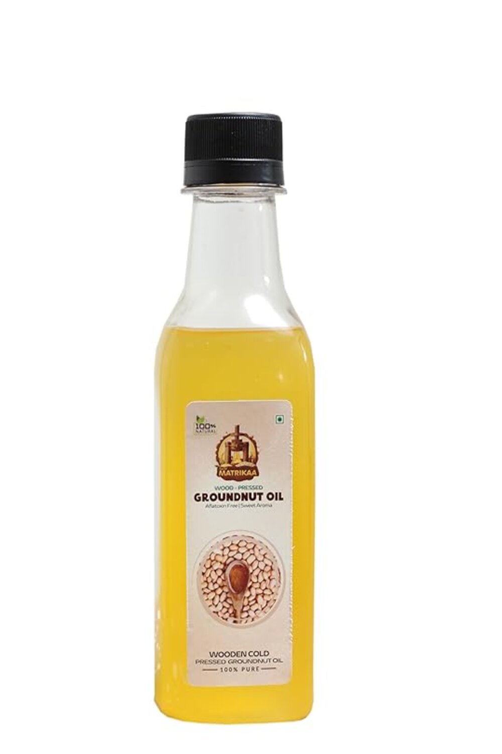 SARV MATRIKAA NATURAL Pure & Unrefined Cold Pressed Groundnut Oil