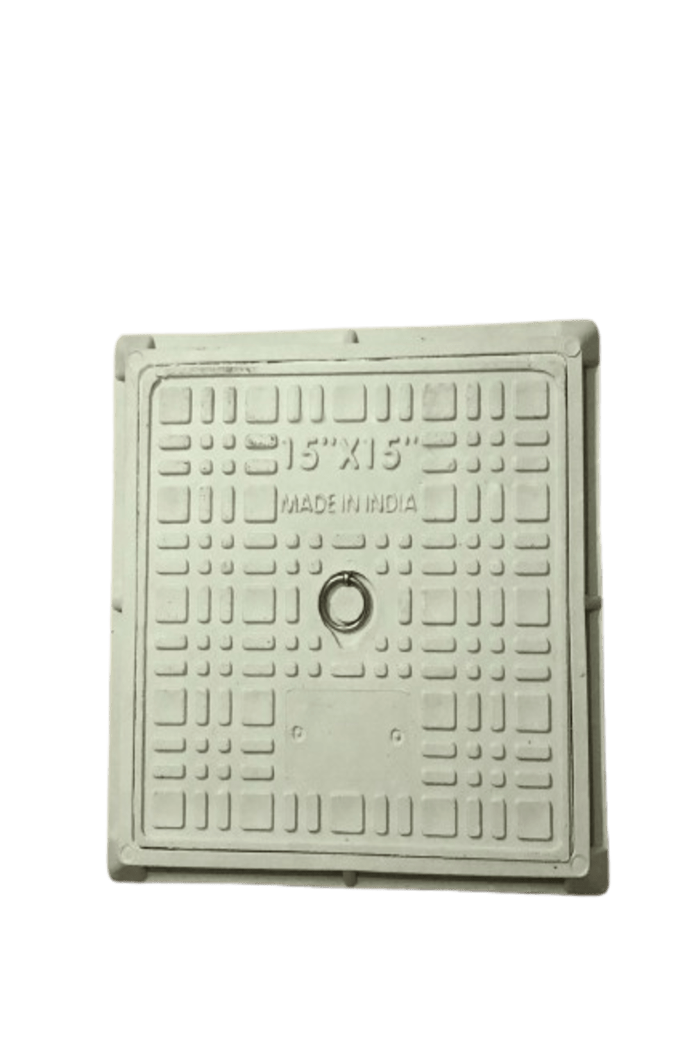 Newmarketkart Heavy Fiber Reinforced Polymer- FRP 5 TON Manhole Cover 15 x 15 inch