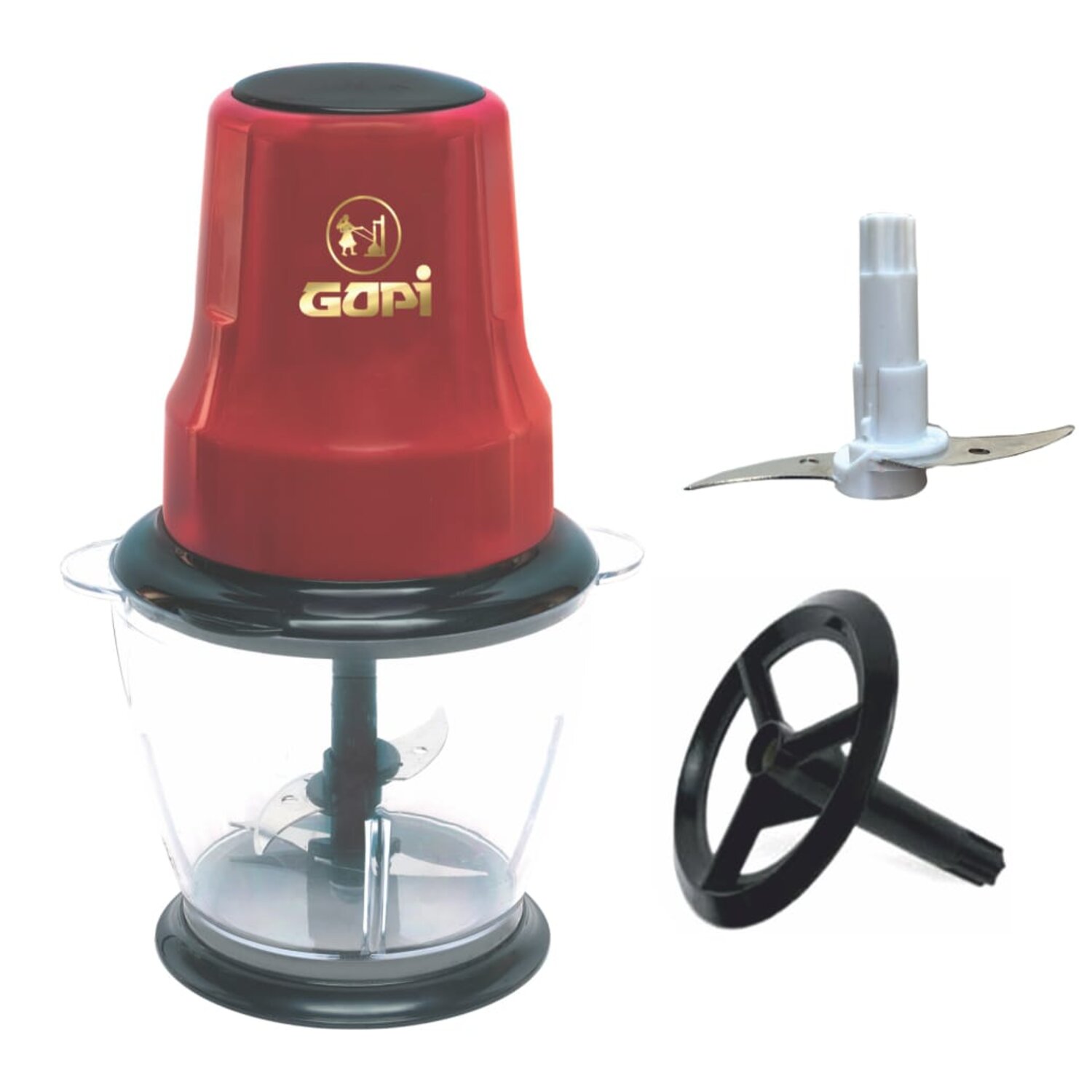 Gopi electric chopper and blender (Maroon)