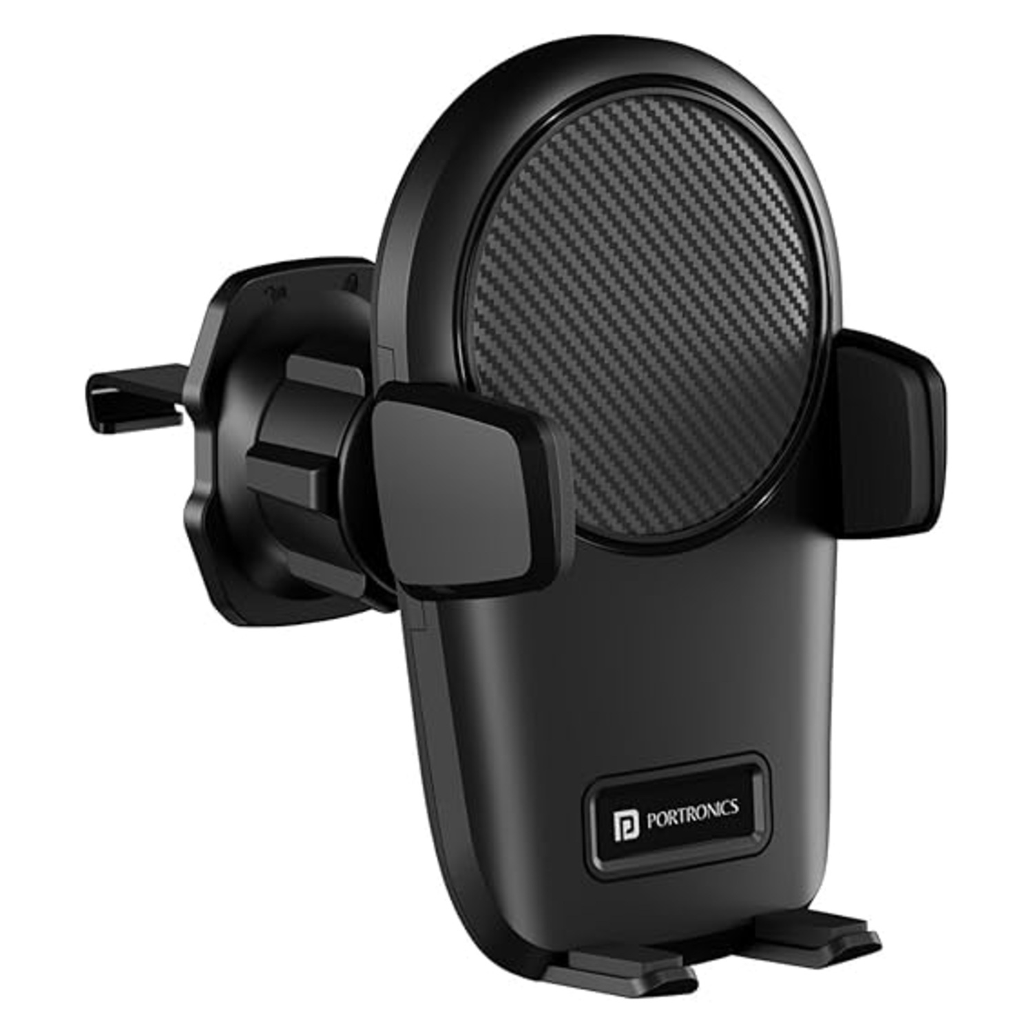 Portronics Clamp Z Car Phone Holder Stand with 360 Degree Rotation (‎POR-2531)