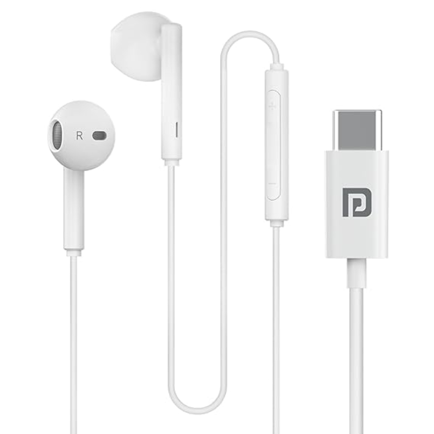 Portronics Conch Theta C in Ear Type C Wired Earphones  ( ‎POR-2749)
