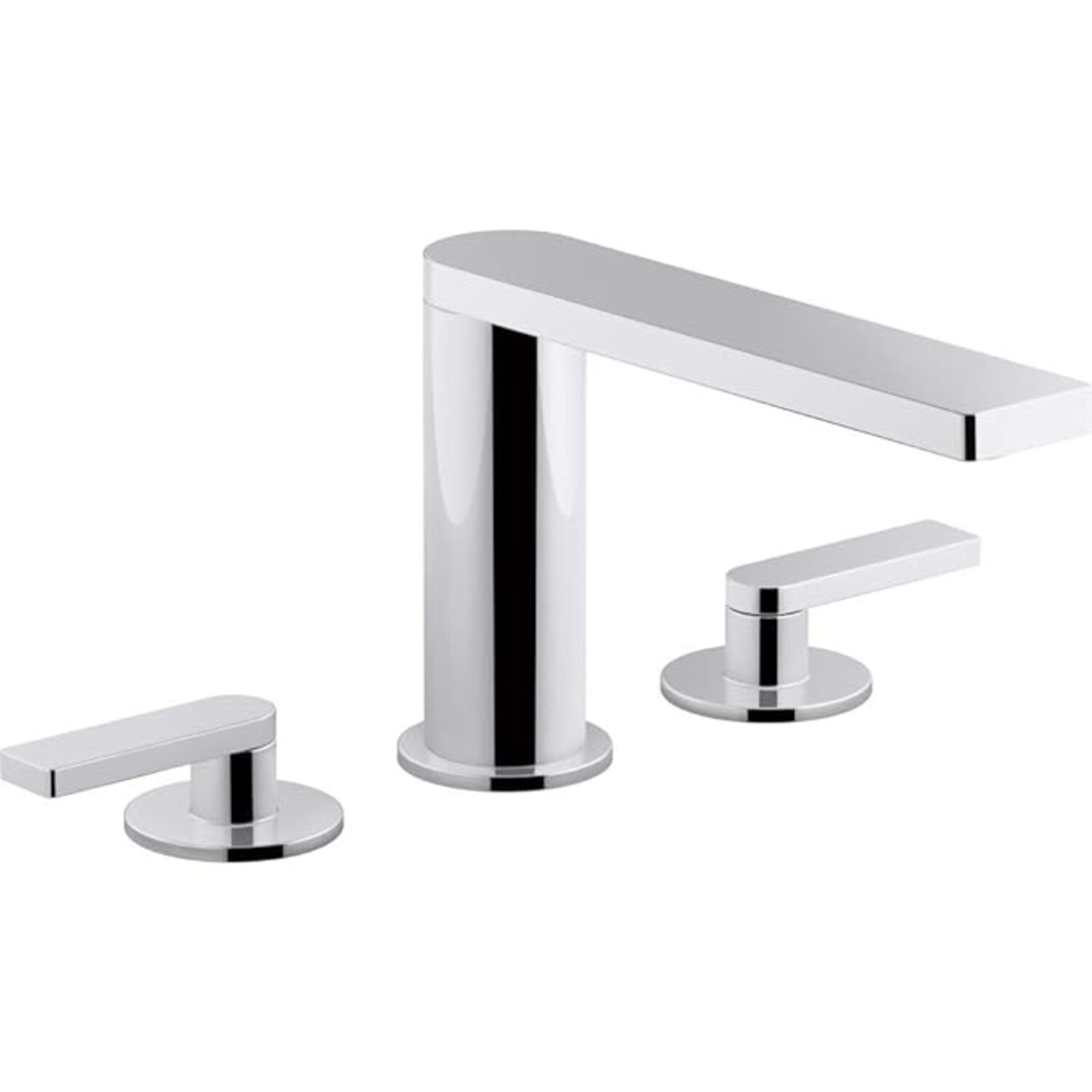 KOHLER  Composed Deck-Mount Bath Faucet with Lever Handles (K-73081T-4-CP)