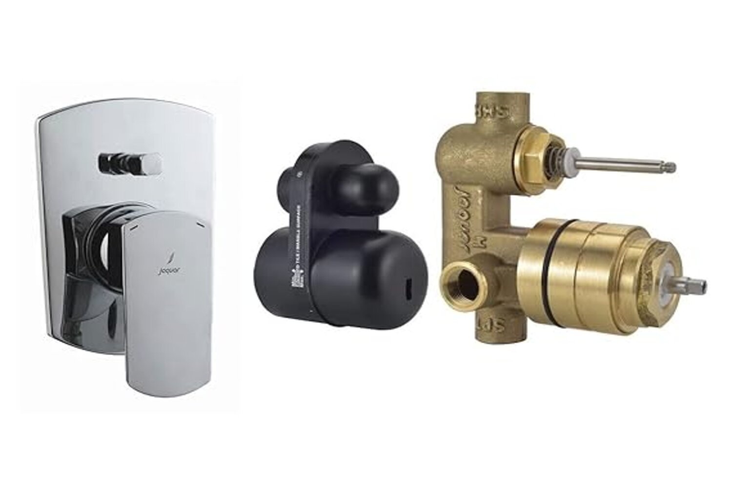 Jaquar Kubix Prime  High Flow Diverter Full Brass Set (KUP-CHR-35079NKPM, ALD-CHR-079N)