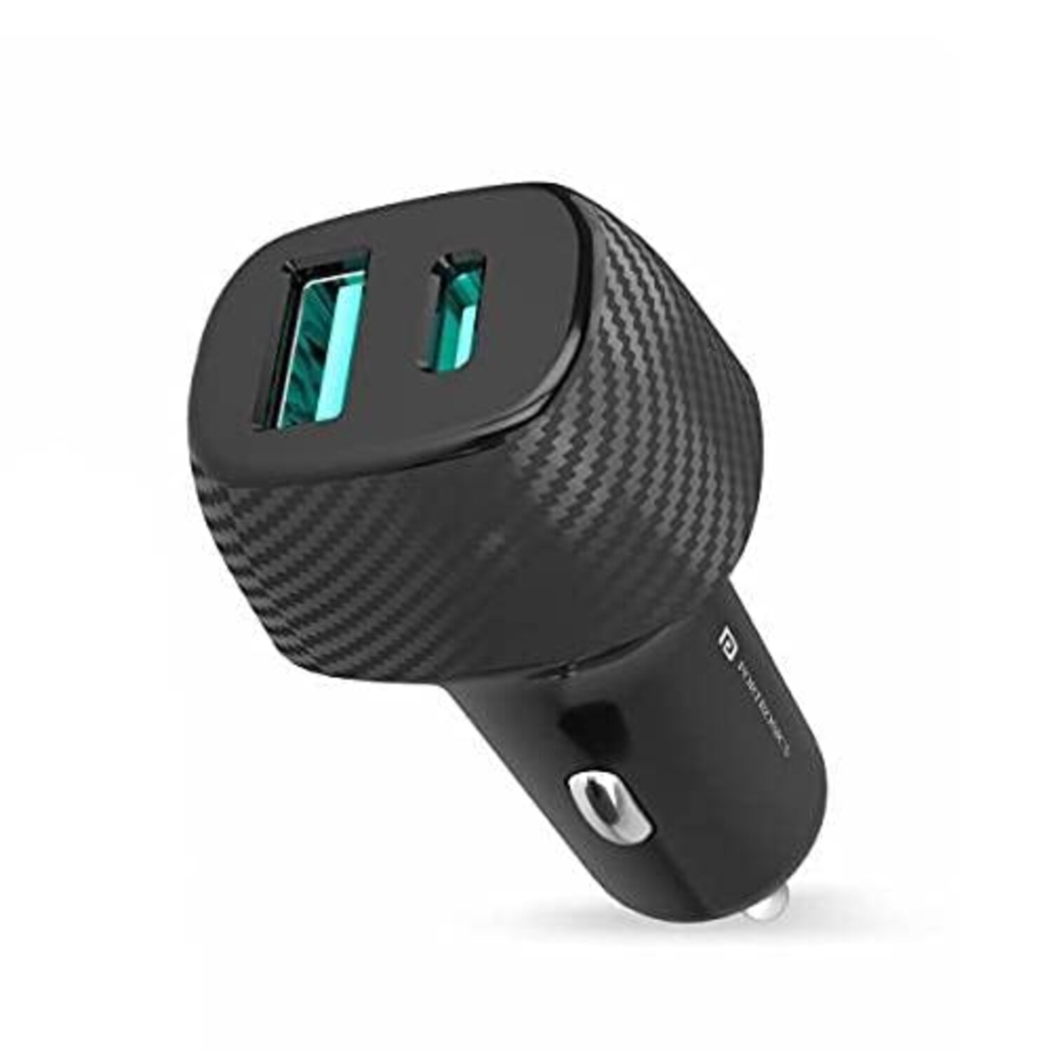 Portronics Car Power 6 36W Fast Car Charging Adapter (PD Type C+ Mach USB-A)(POR 1346)