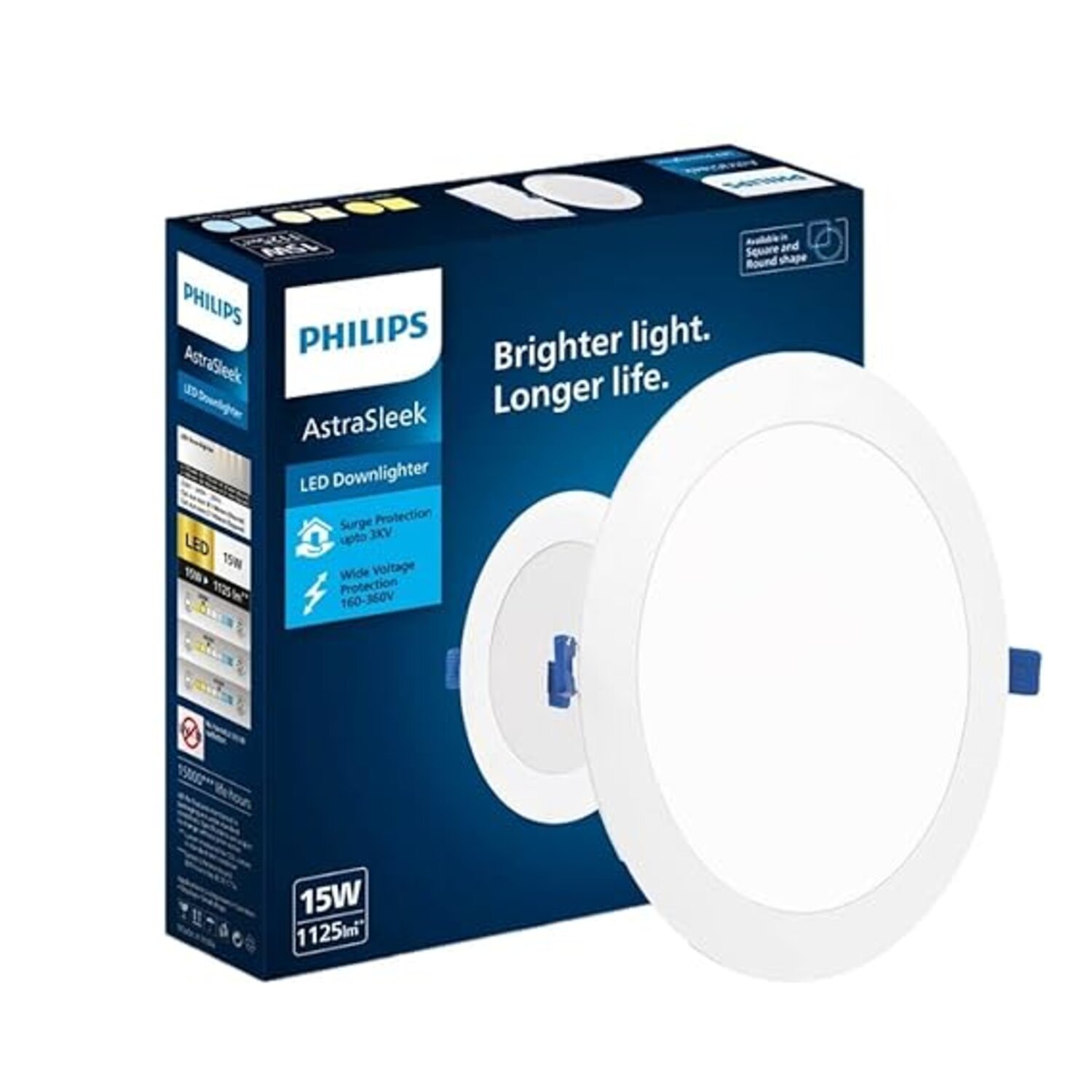 PHILIPS 15 wt Astra Sleek Round LED Downlighter | LED Ceiling Light