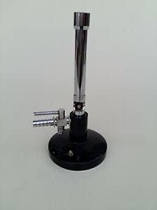 NAUDH Bunsen Burner Double walled Brass pipe with Spare jet