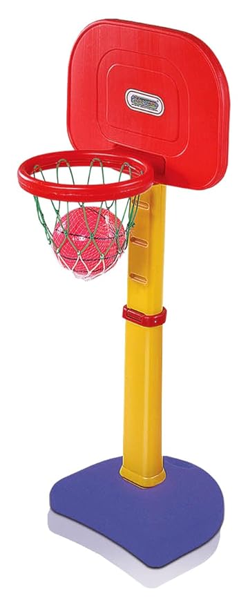 Playgro Plastic Adjustable Basket Ball ring, Red/Yellow (PGS 703)