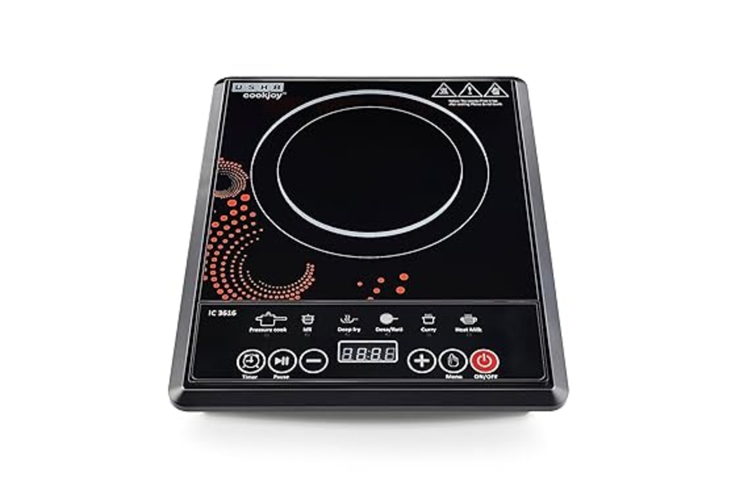 Usha Cook Joy 1600-Watt Induction Cooktop  (3616D)