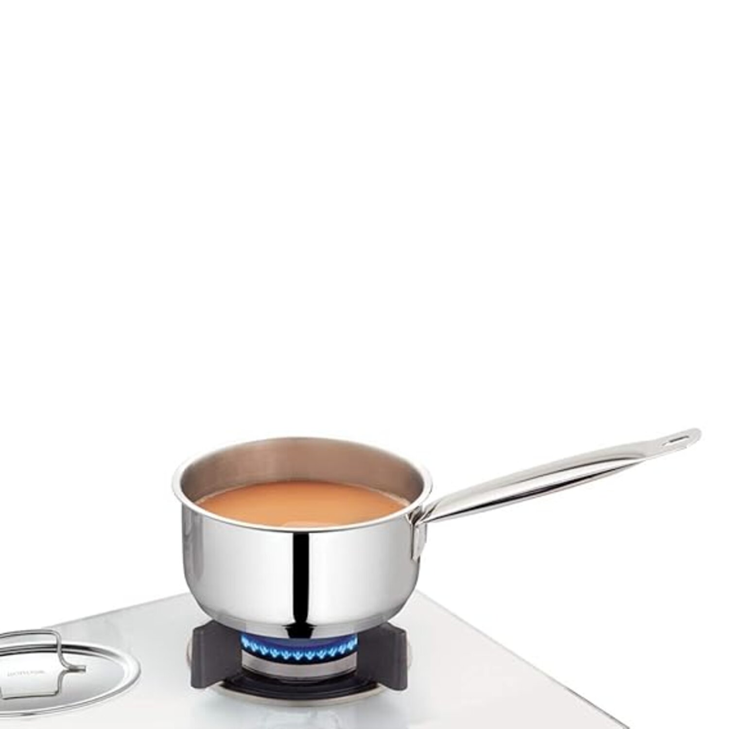 Borosil Stainless Steel Sauce Pan / Tea Pan With Lid