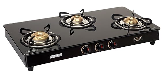 Usha EBONY GS3 001 3 burner Cooktop