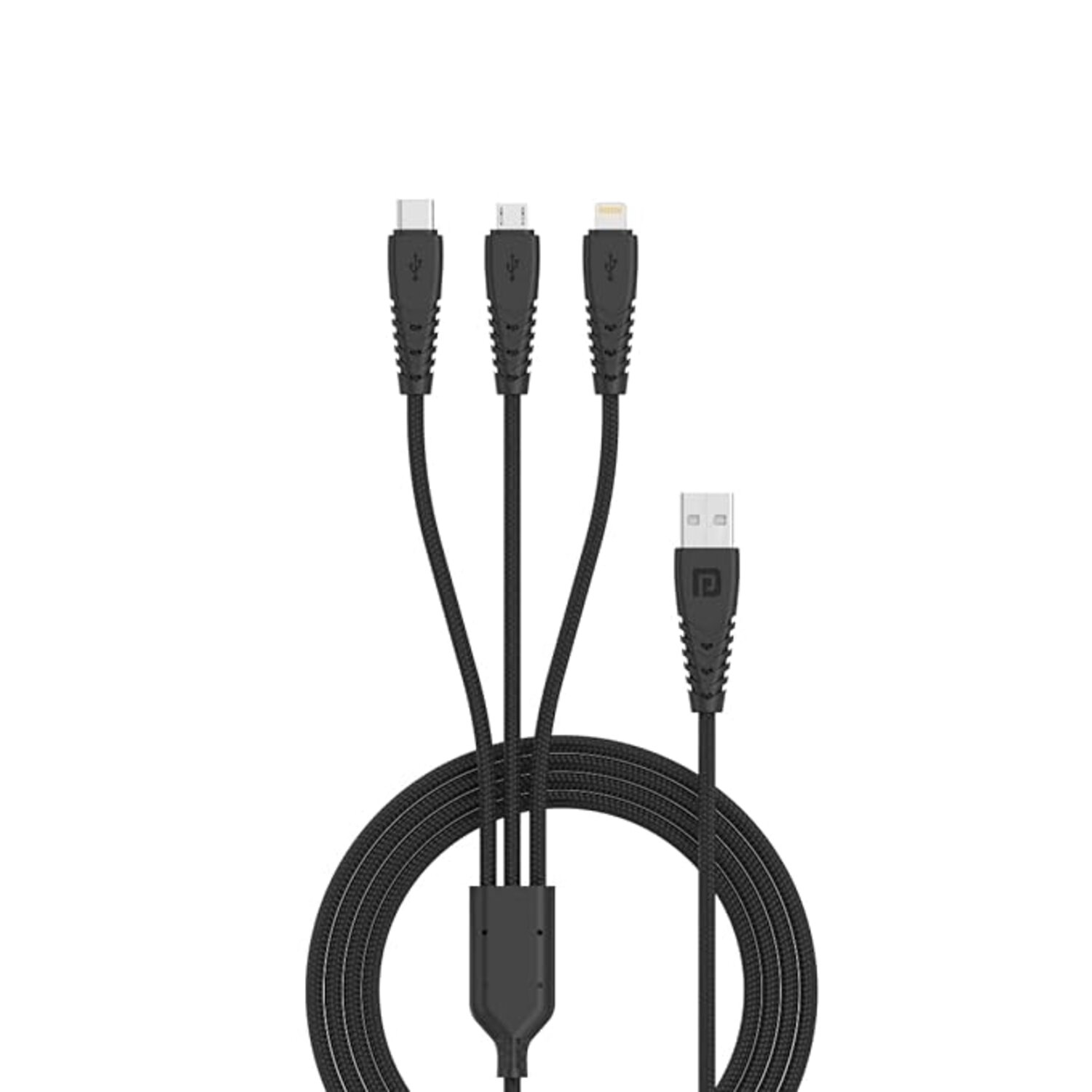 Portronics Konnect A Trio 3-in-1 Multifunctional Cable (‎POR-1313)