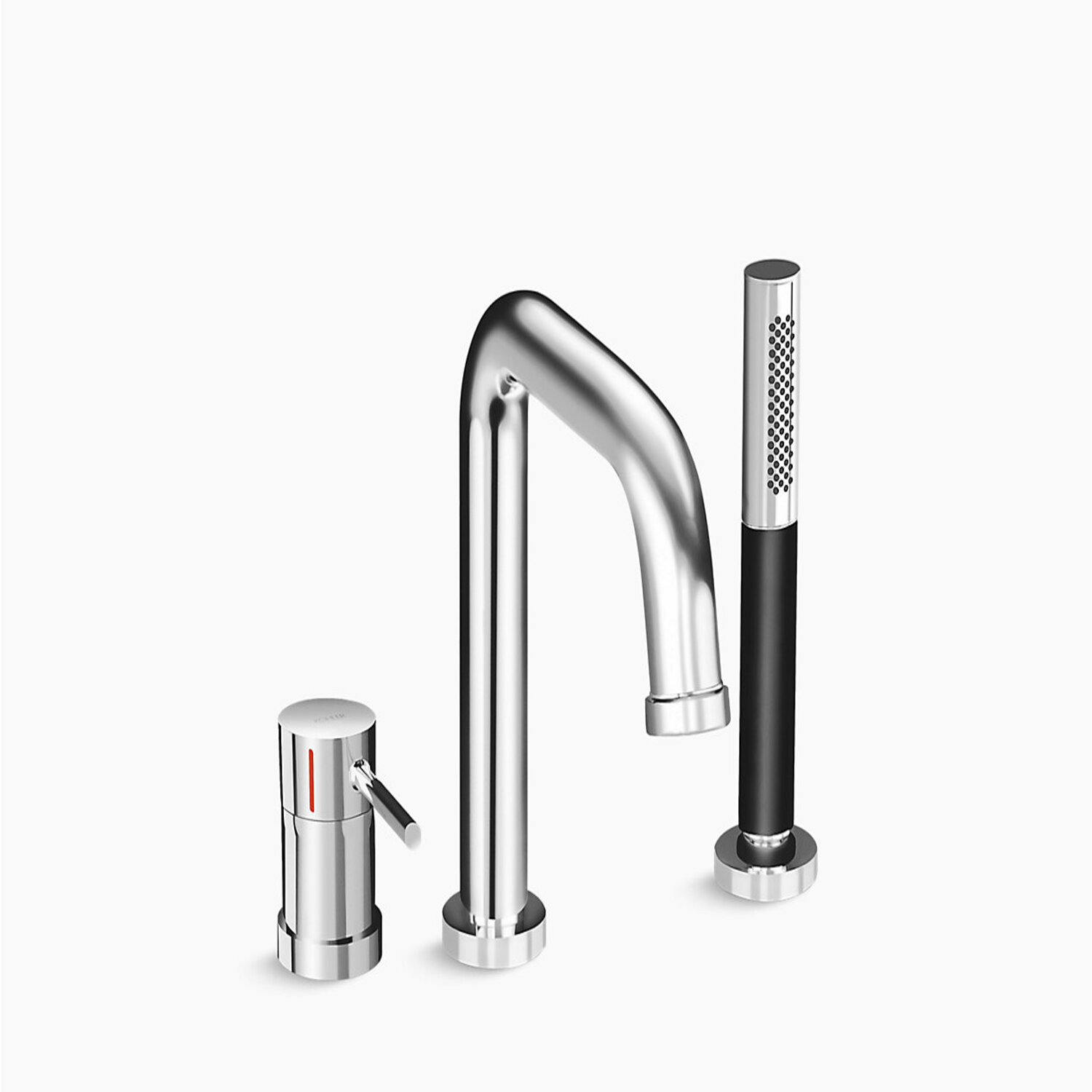 Kohler 3-hole bath filler with diverter for hand shower (K-37312IN-B4-CP)