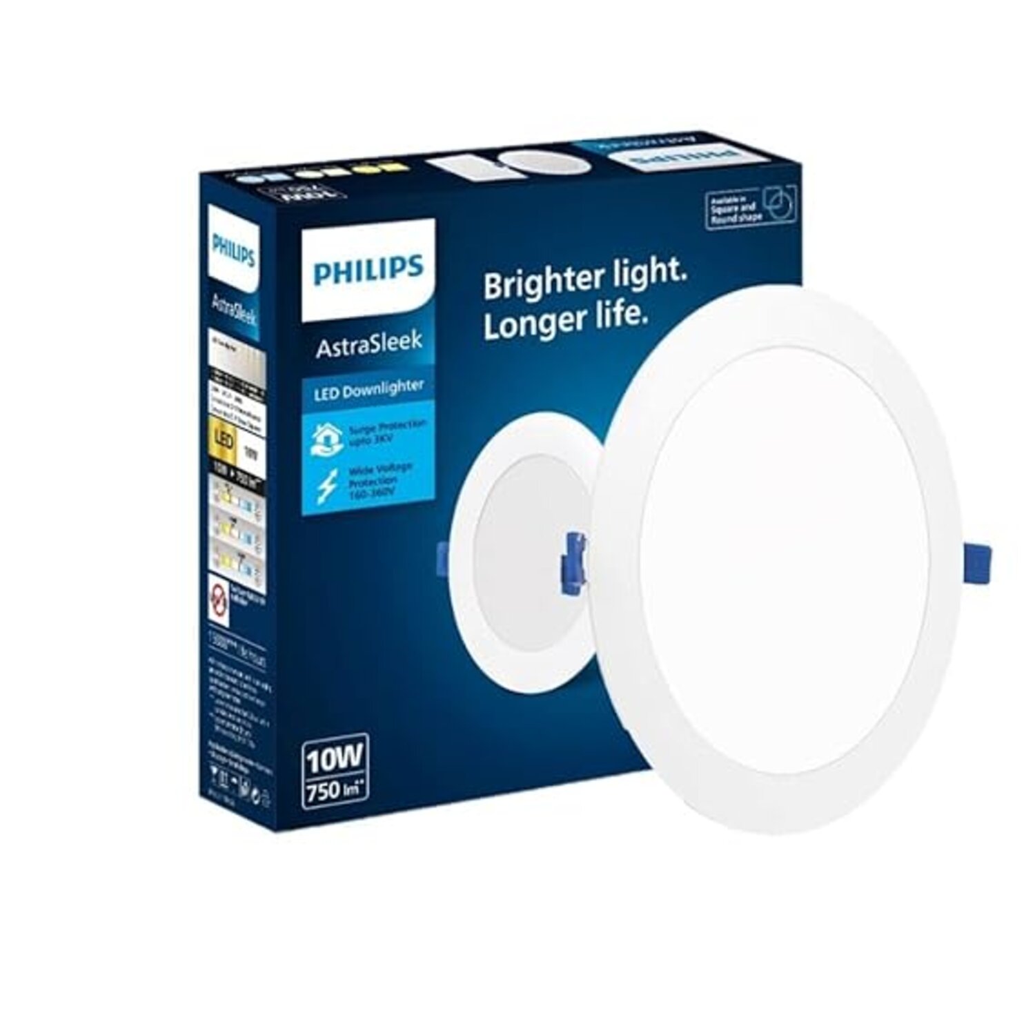 PHILIPS 10-watt Astra Sleek Round LED Downlighter