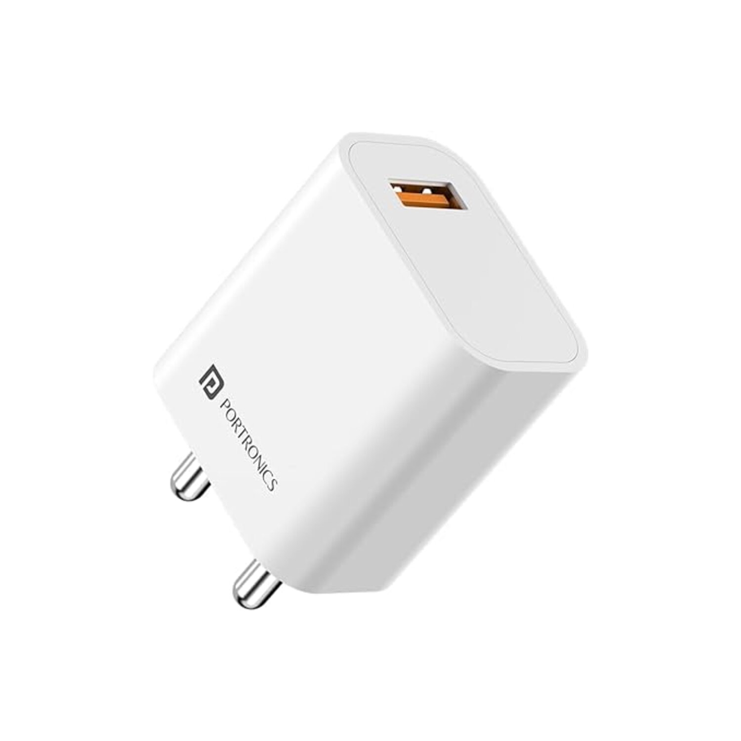 Portronics Adapto One Plus 18w 3A Mach USB Fast Charging Adaptor
