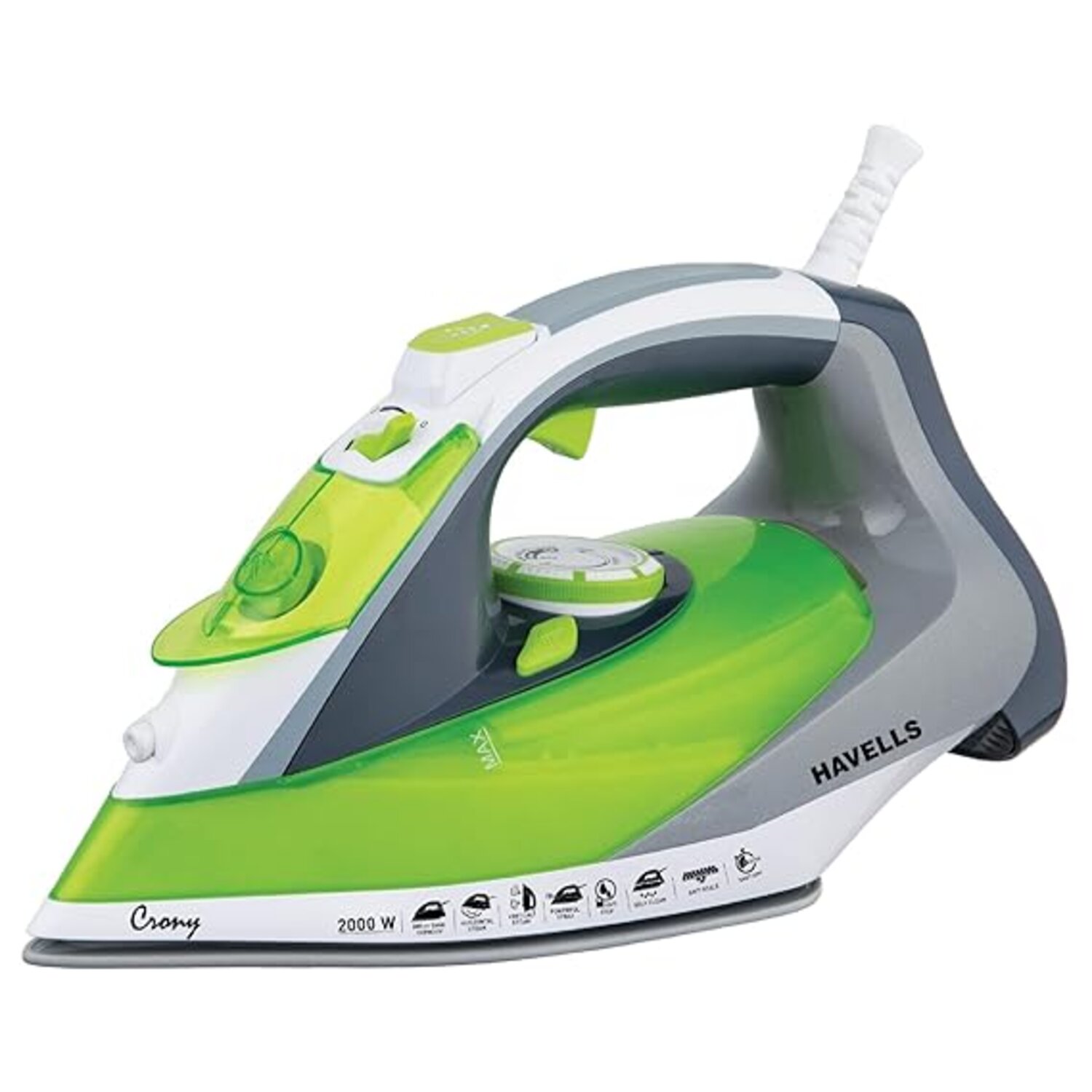 Havells Crony 2000 W Steam Iron With Auto Shut Off (GHGSICBG200)