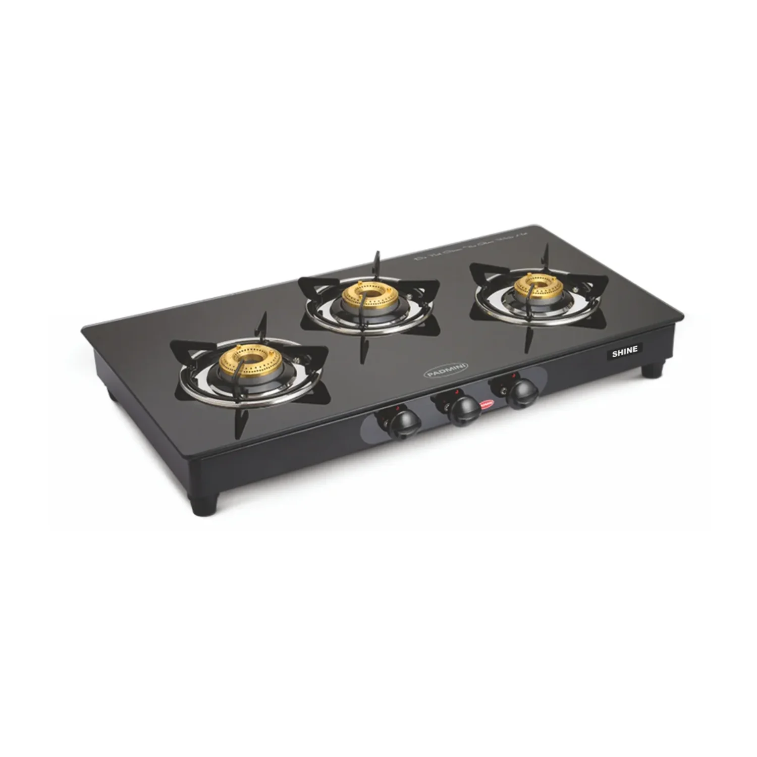 Padmini  CS 3GT  shine 3 Burners Glass cooktop