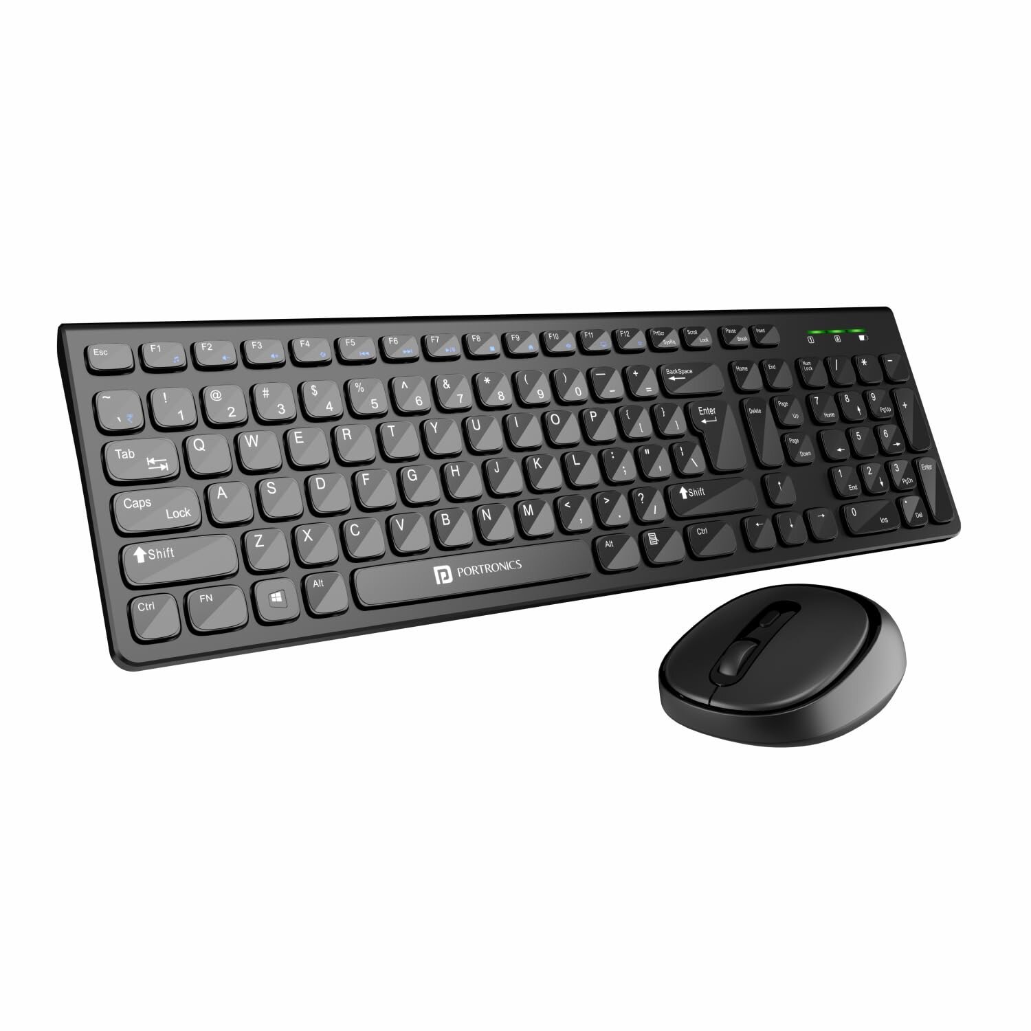 Portronics Key7 Combo Wireless Keyboard & Mouse Set  POR 1933