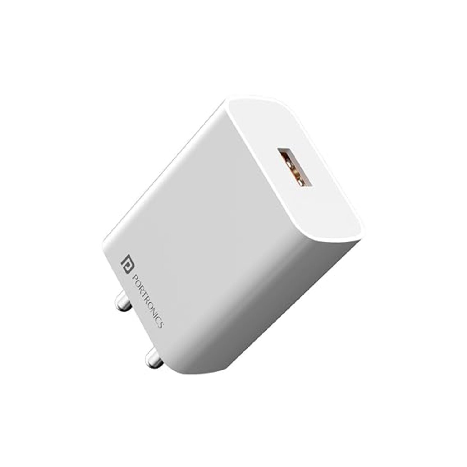 Portronics Adapto One Pro 18w 3A Mach USB Fast Charging Adaptor with 1M Type C Charging Cable  POR 1963